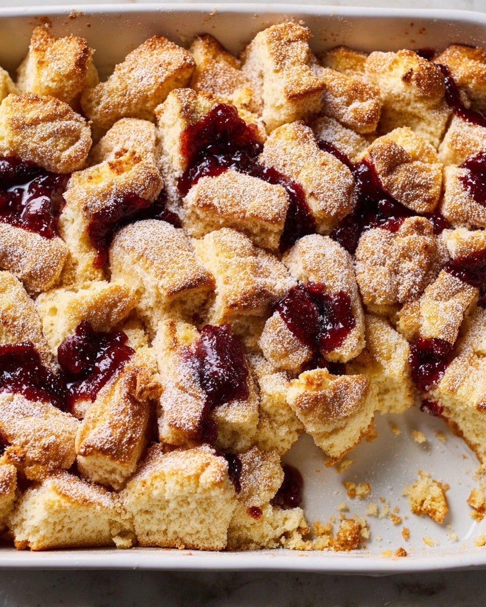 Jelly Donut Breakfast Bake Recipe