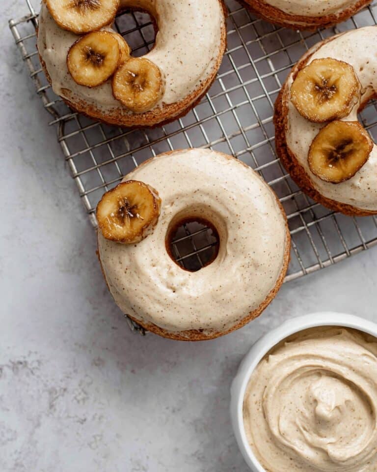 Baked Banana Donuts with Brown Butter Glaze Recipe