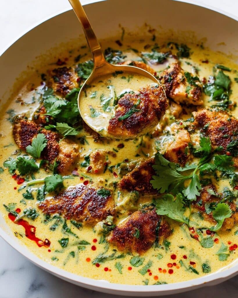 Chicken with Coconut Curry Kale Recipe