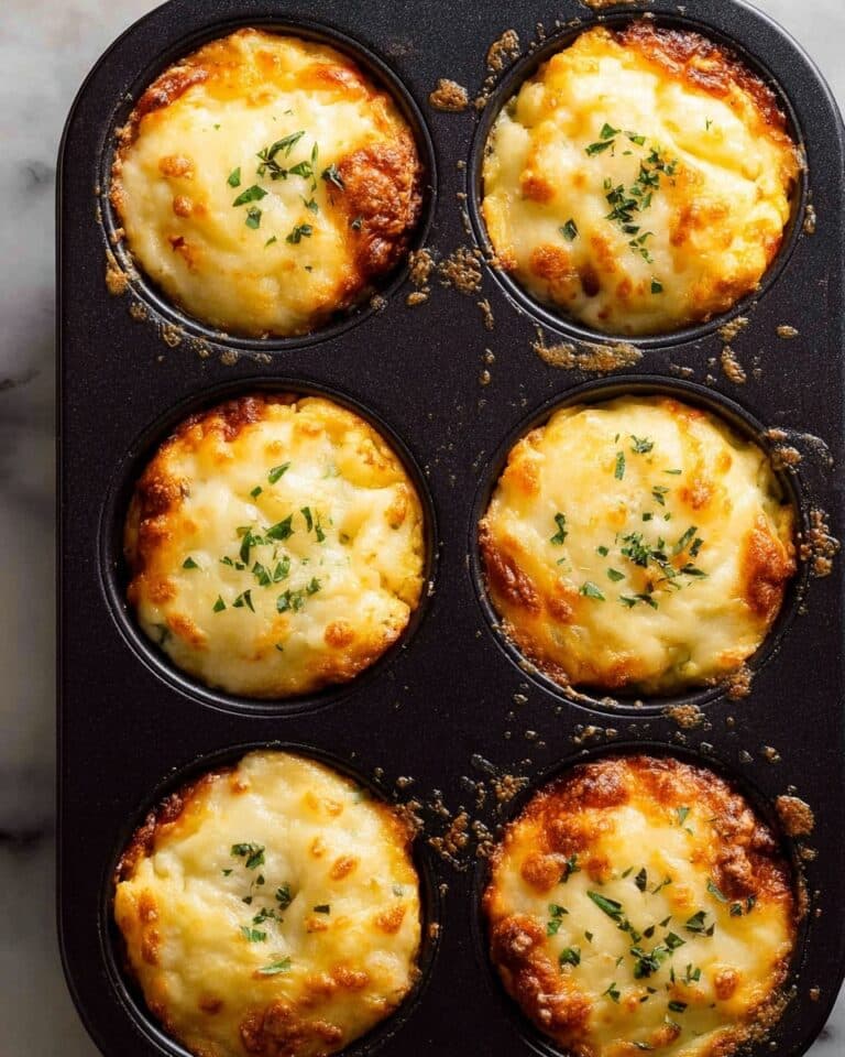 Cheesy Potato Gratin Stacks (Muffin Tin) Recipe