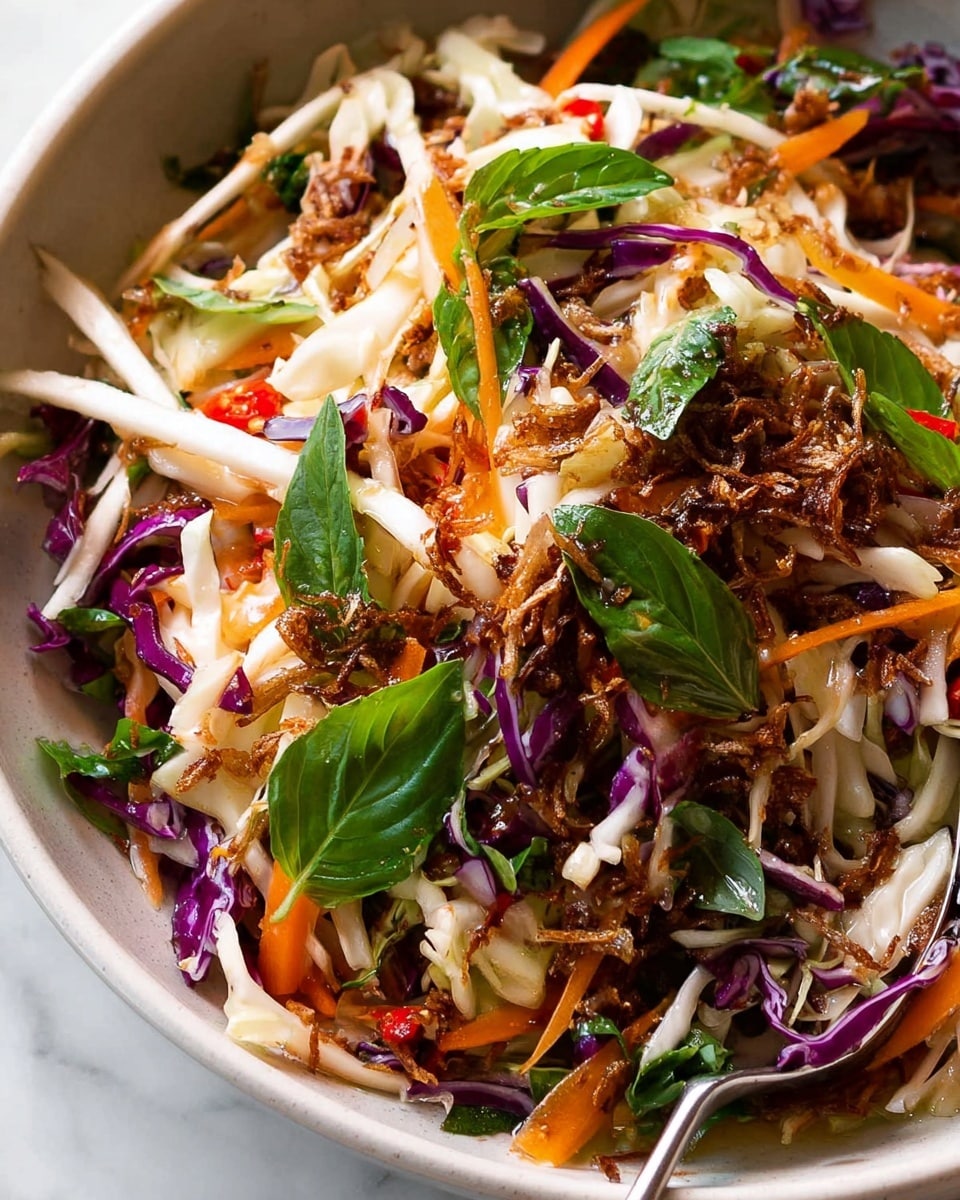 Asian Slaw – Crunchy Oriental Cabbage Salad with Asian Dressing Recipe