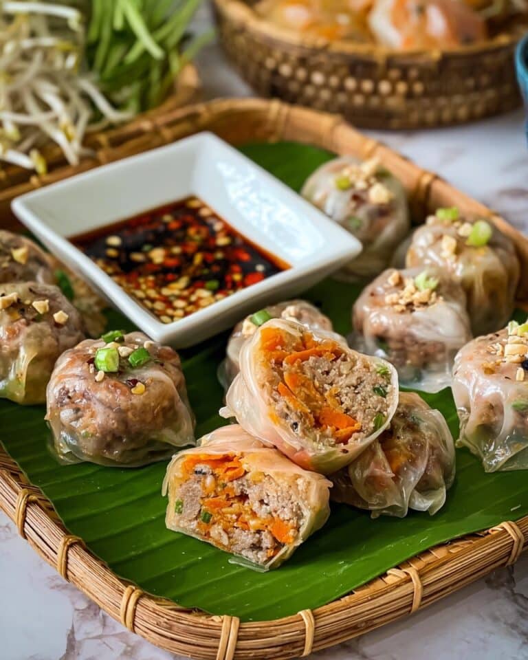 Crispy Rice Paper Chicken Dumplings Recipe