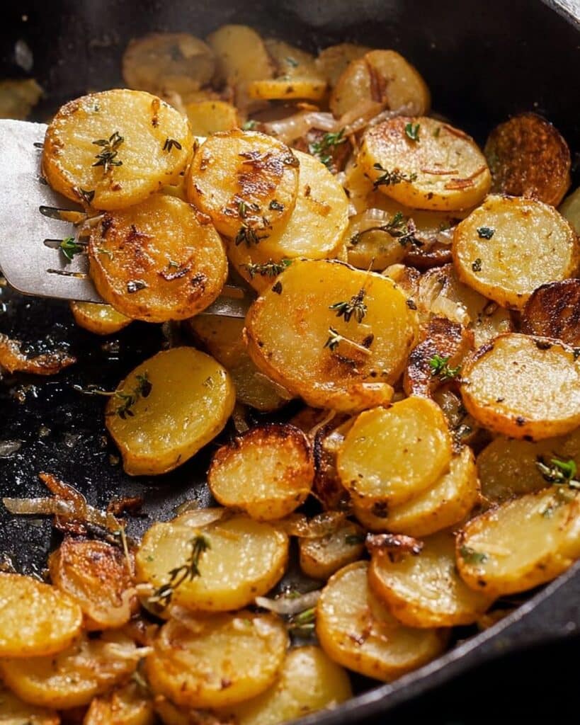 Pan-Fried Potatoes with Rosemary Recipe