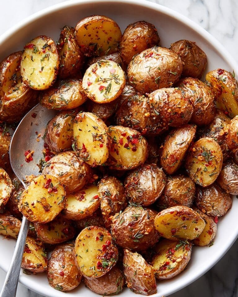 Herb-Roasted Baby Potatoes with Garlic Recipe