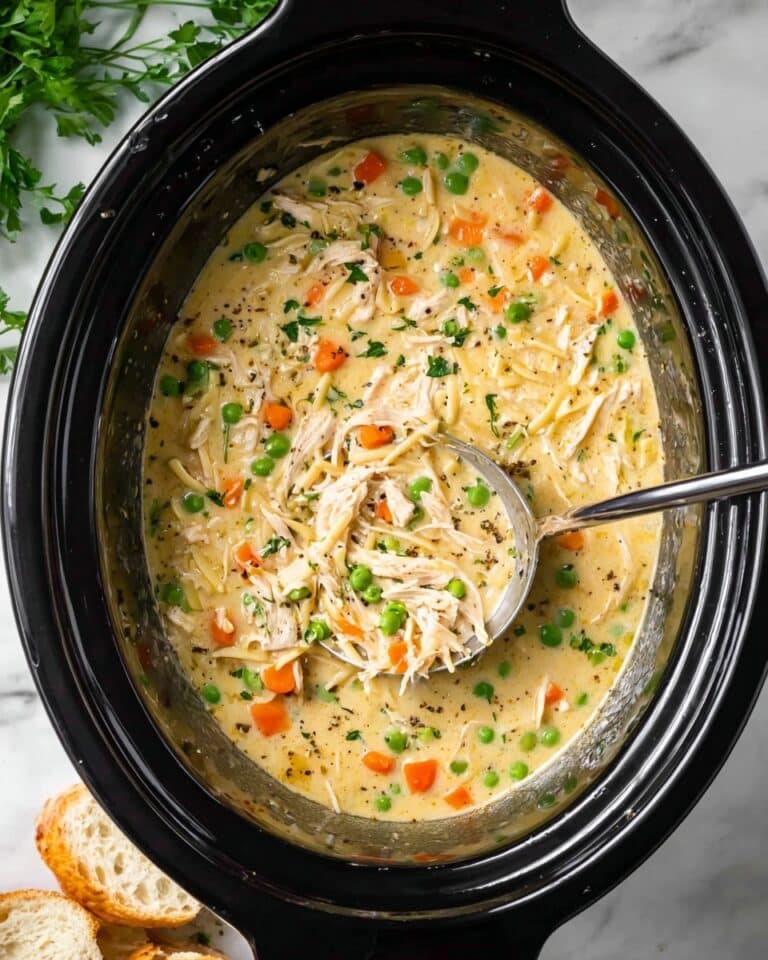 Creamy Crockpot Chicken and Noodles Recipe