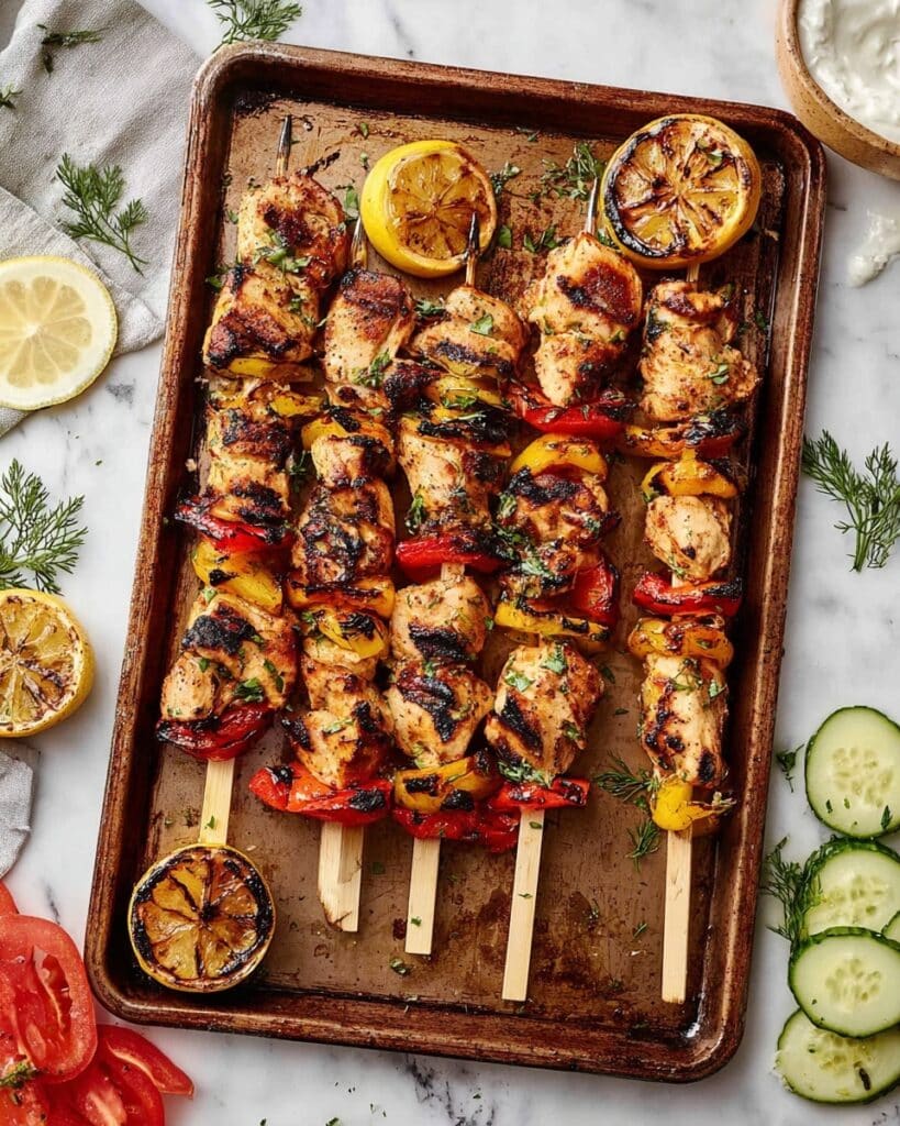 Greek Chicken Kabobs Recipe