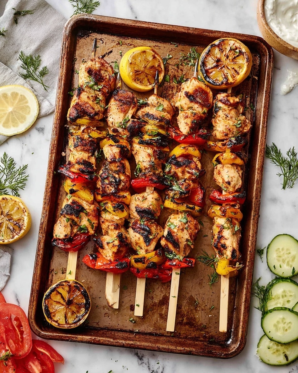 Greek Chicken Kabobs Recipe