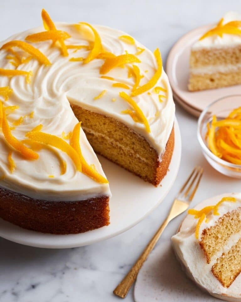 Orange & Cream Cake Recipe