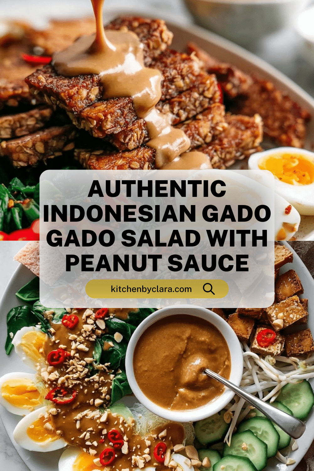 Gado Gado: Authentic Indonesian Salad with Rich Peanut Sauce