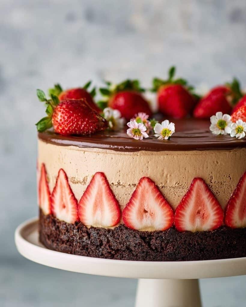 Gesine’s Chocolate and Strawberry Cream Puff Cake Recipe