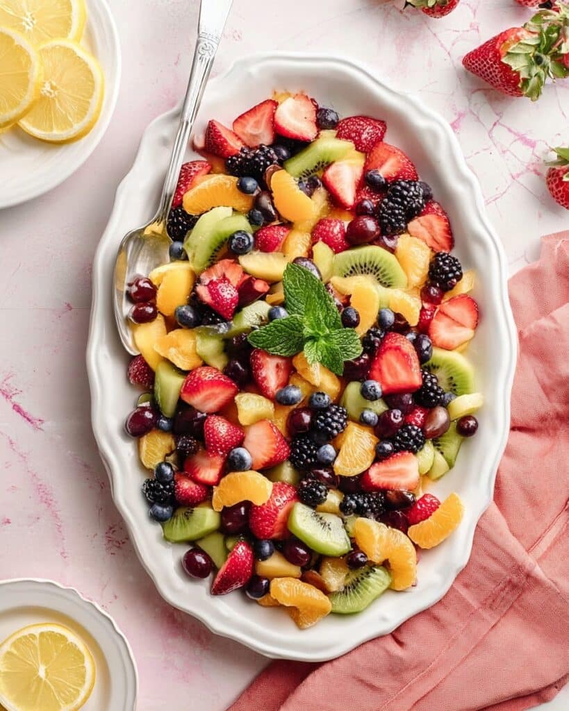 Sue Sue’s Fruit Salad with Ice Cream Recipe