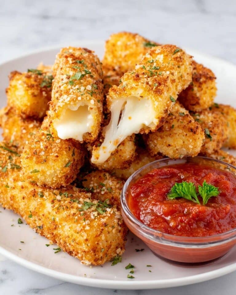 Air Fryer Mozzarella Sticks Recipe