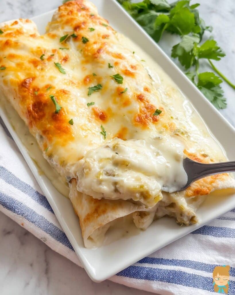 White Chicken Enchiladas Recipe