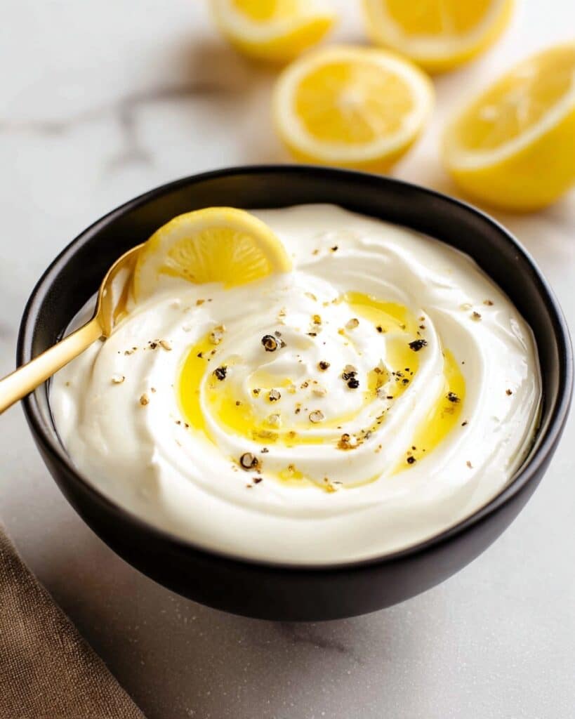 Lemon Yogurt Sauce Recipe