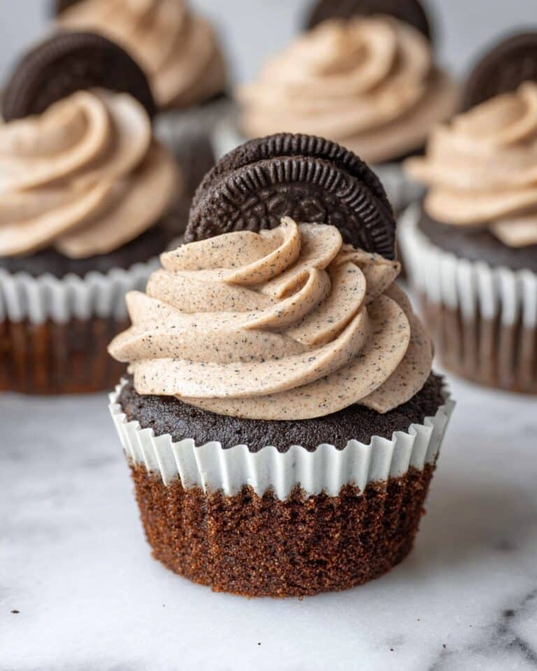 Triple Oreo Chocolate Cupcakes Recipe