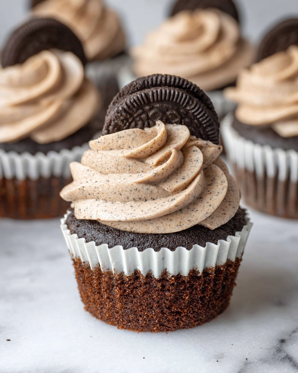 Triple Oreo Chocolate Cupcakes Recipe