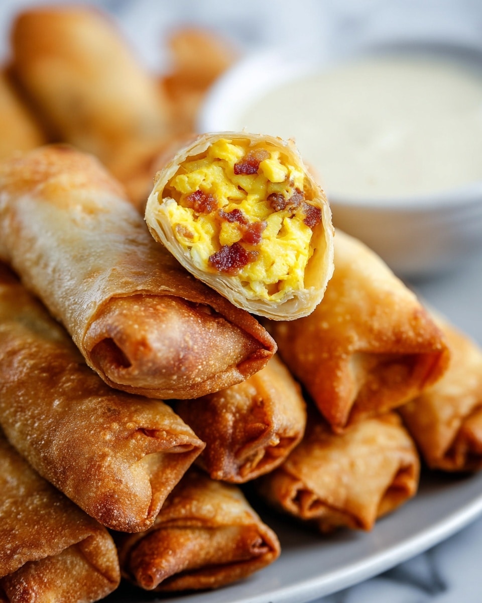Breakfast Egg Rolls in the Air Fryer Recipe