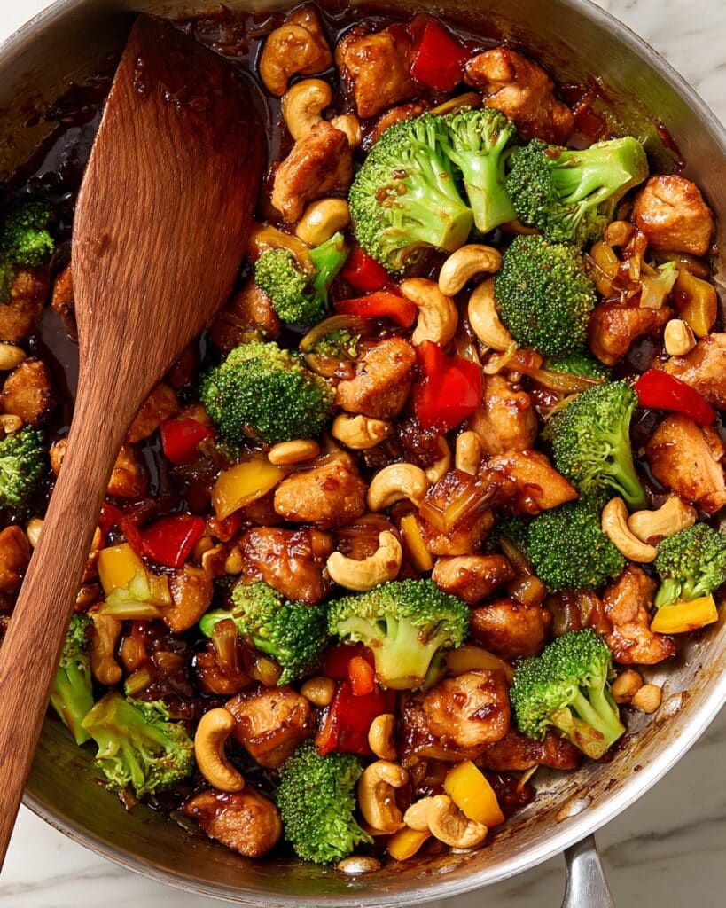 Chicken Stir-Fry with Cashews and Vegetables Recipe