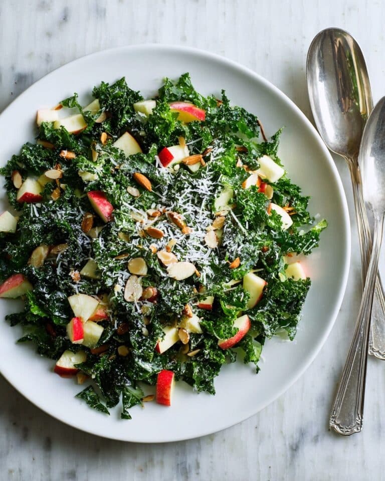 Kale Salad with Apples and Cheddar Recipe