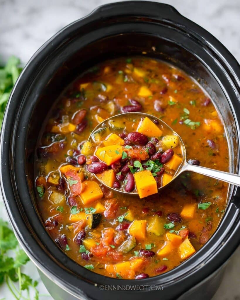 Slow Cooker Butternut Squash Chili Recipe