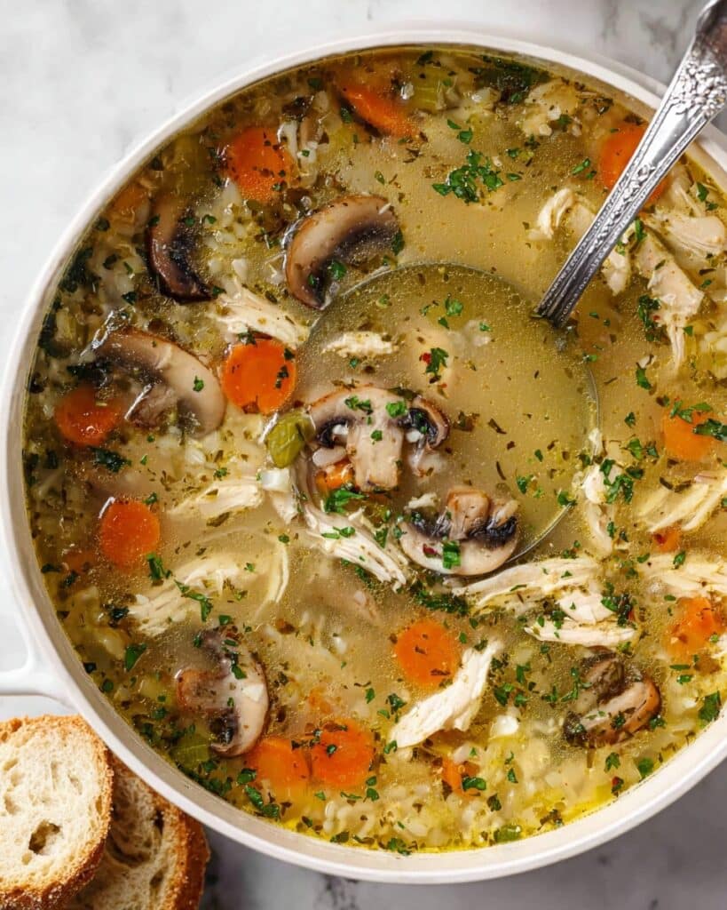 Chicken and Mushroom Soup Recipe