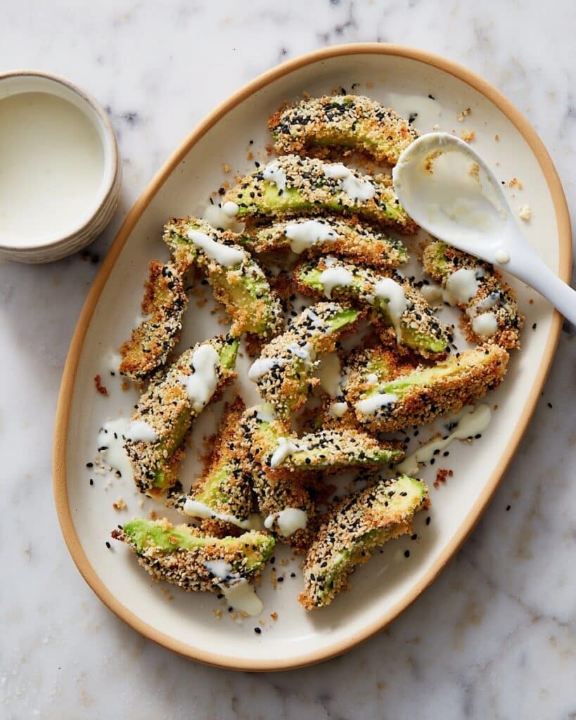 Air Fryer Everything Bagel Avocado Fries Recipe