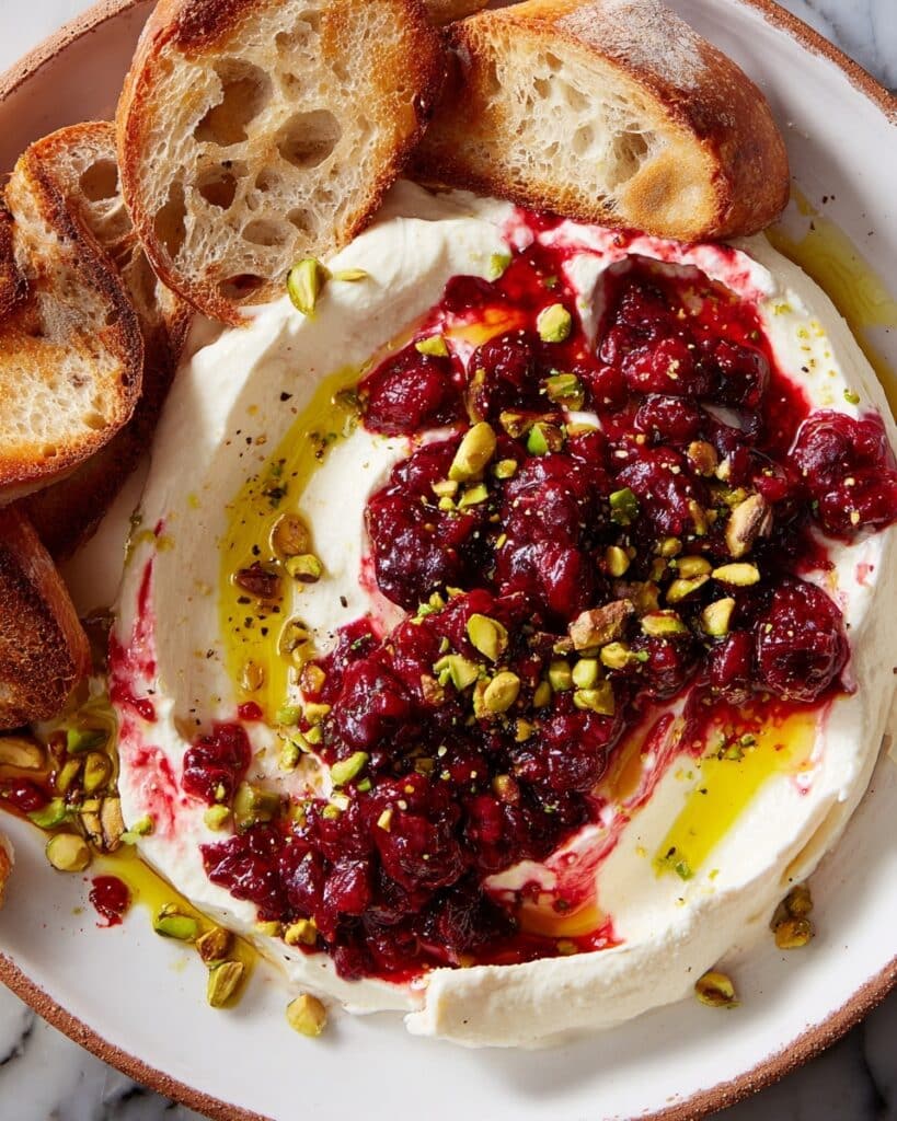 Cranberry Whipped Feta Dip Recipe