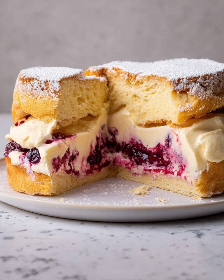 Cherry Karpatka Recipe