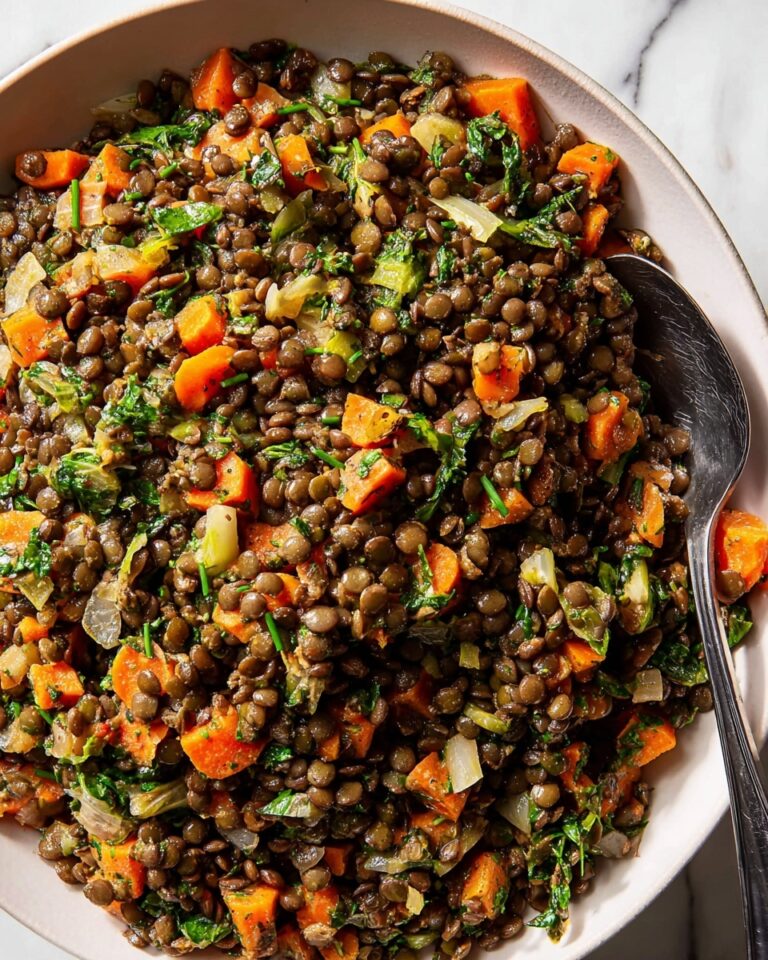 Lentil Salad with Fresh Herbs Roasted Nuts and Lemon Vinaigrette Recipe