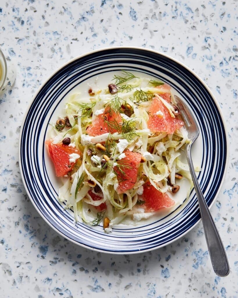 Grapefruit & Goat Cheese Fennel Salad Recipe