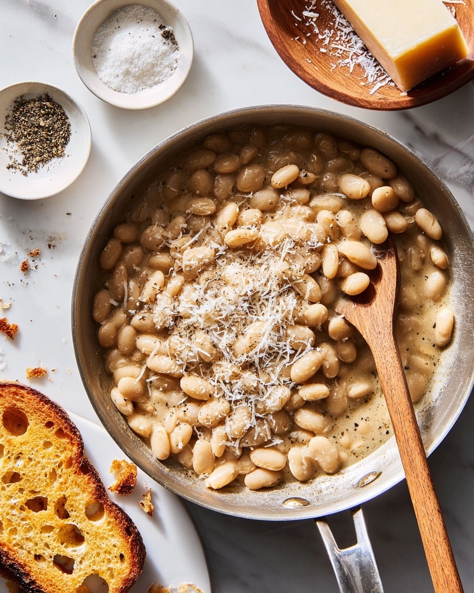 Cacio E Pepe White Beans Skillet Recipe