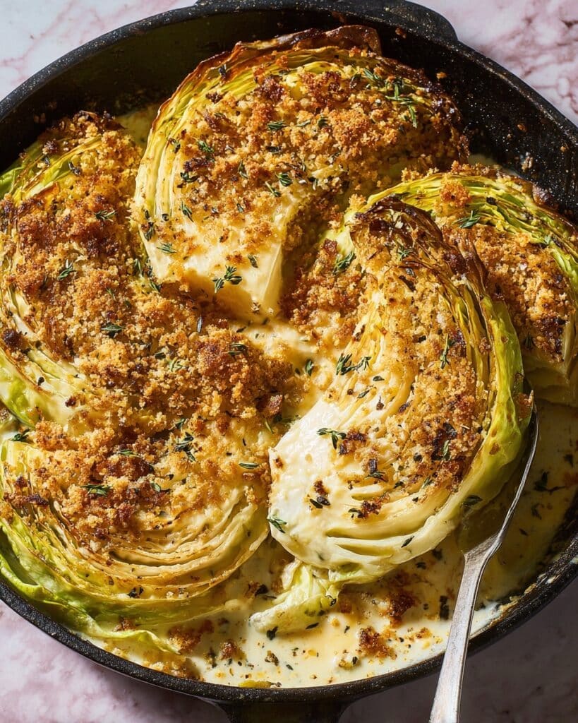 French Onion Cabbage Gratin Recipe