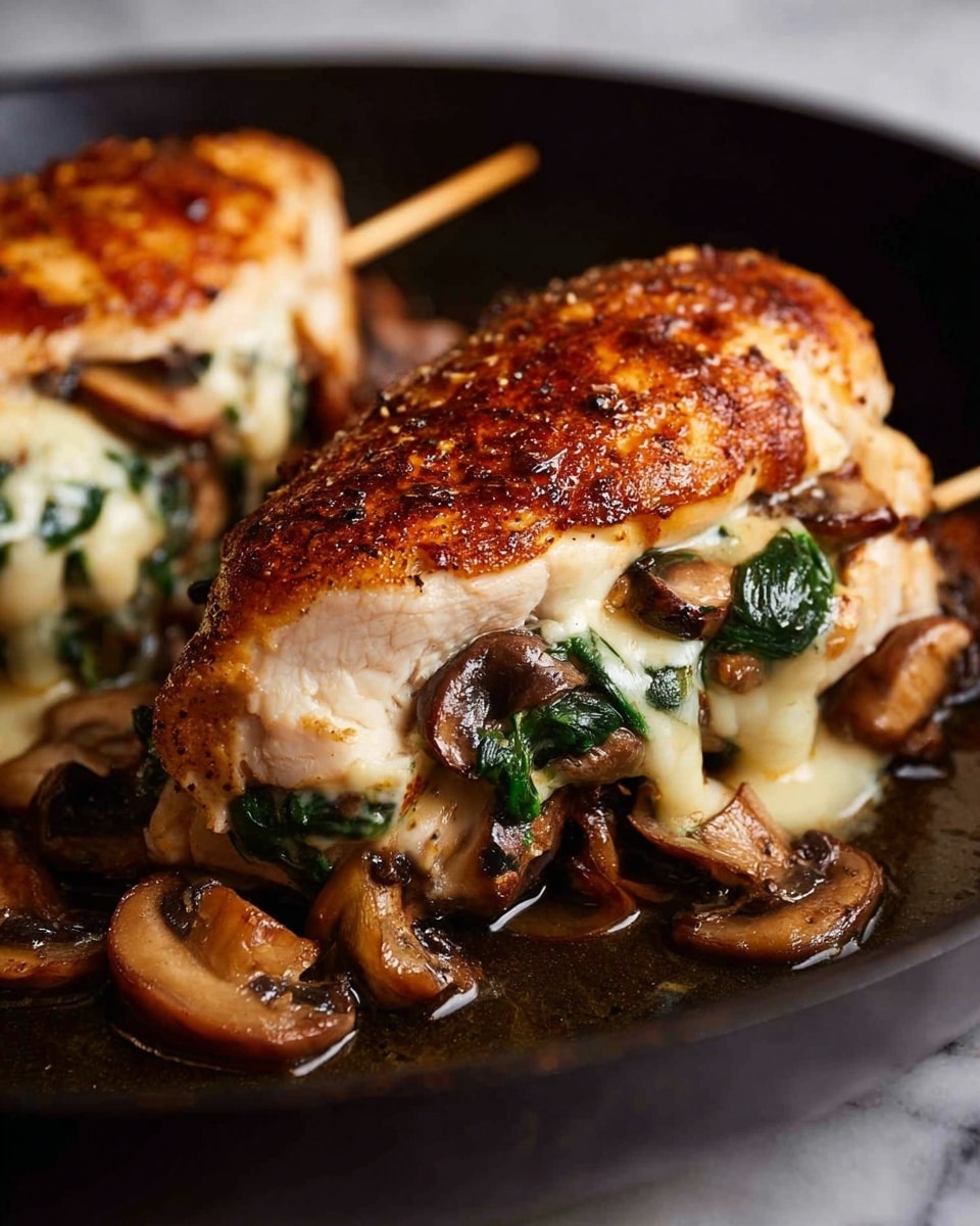 Mushroom Stuffed Chicken Breast Recipe