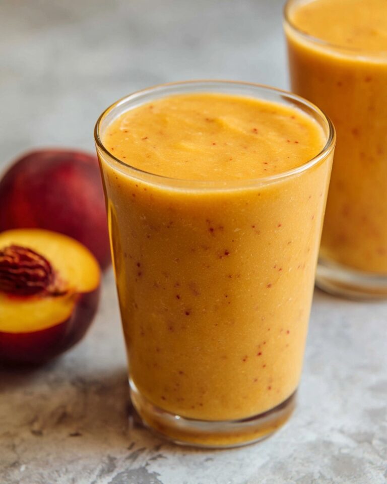 CBD Orange Peach Smoothie Recipe
