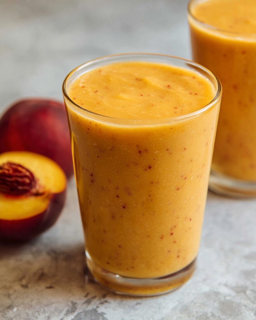 CBD Orange Peach Smoothie Recipe