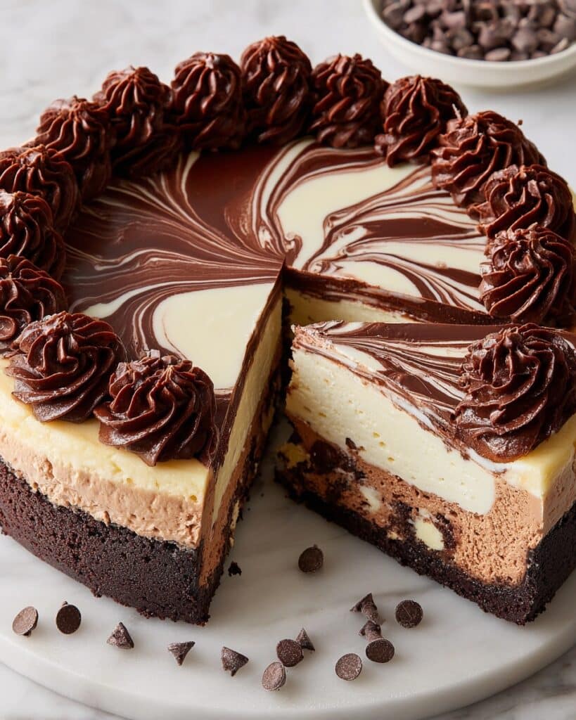 Copycat Olive Garden Black Tie Mousse Cake Recipe