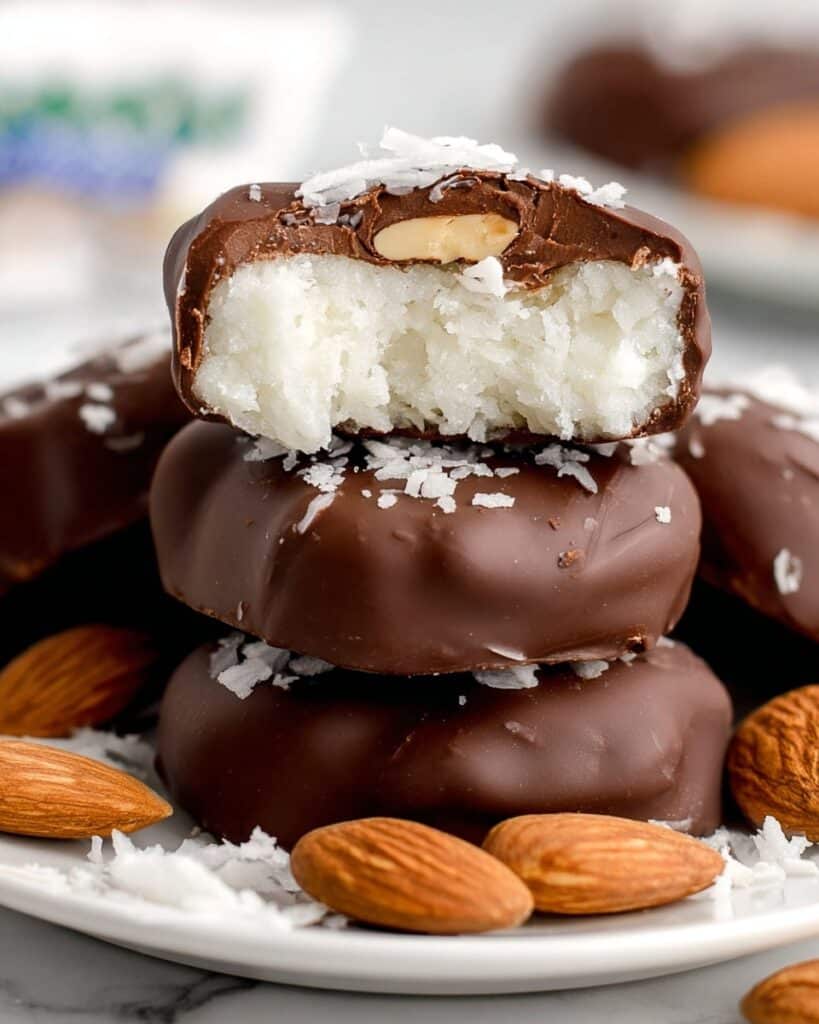 Homemade Almond Joy Bars Recipe