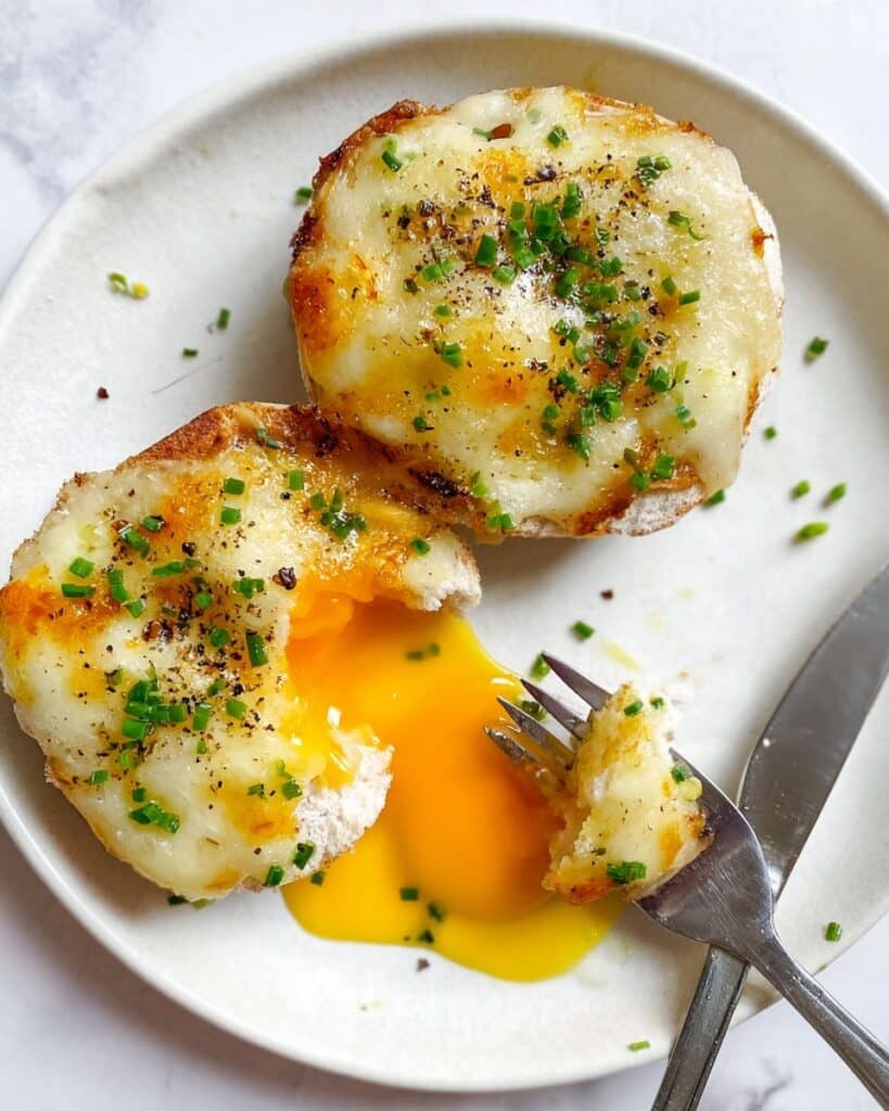 Stuffed Potatoes with Gruyère, Egg Yolks, and Chives Recipe