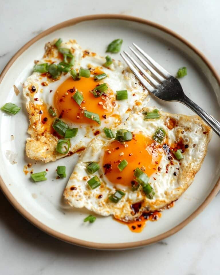 Soy Sauce Fried Eggs Recipe