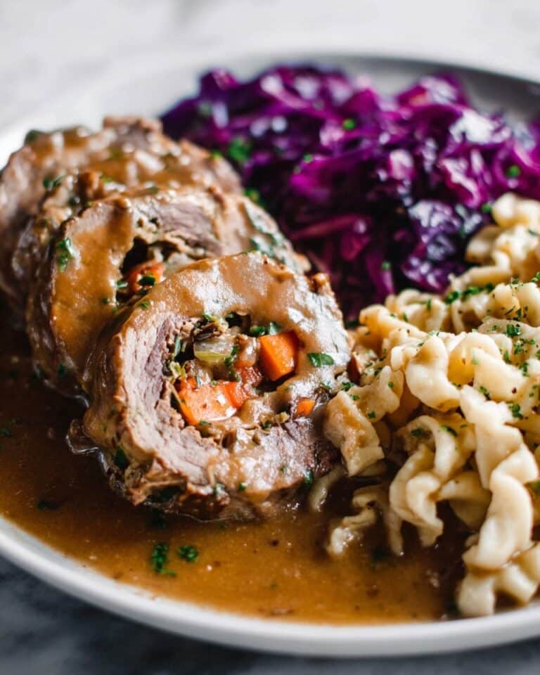 Classic German Beef Rouladen Recipe