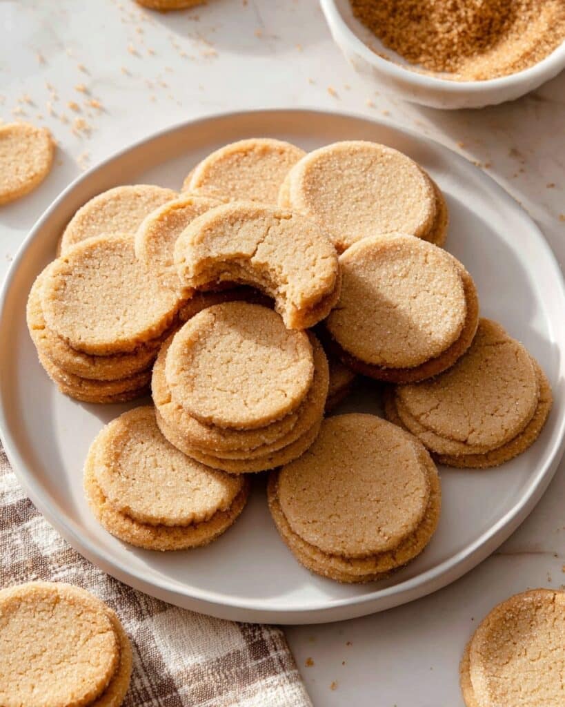 Brown Sugar Shortbread Cookies Recipe