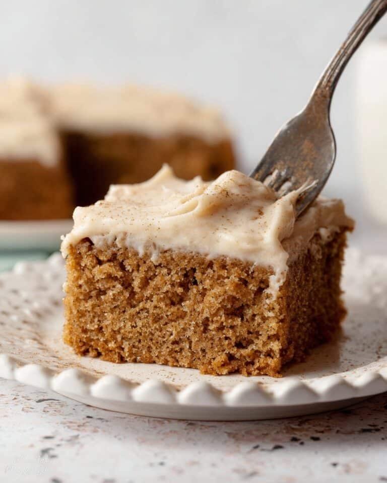 Super Moist Spice Cake with Brown Butter Cream Cheese Frosting Recipe