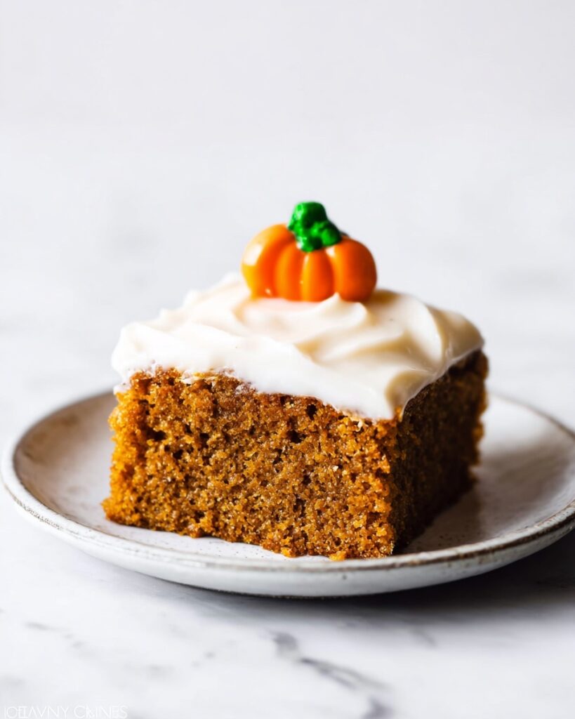 Pumpkin Cake with Cream Cheese Frosting Recipe