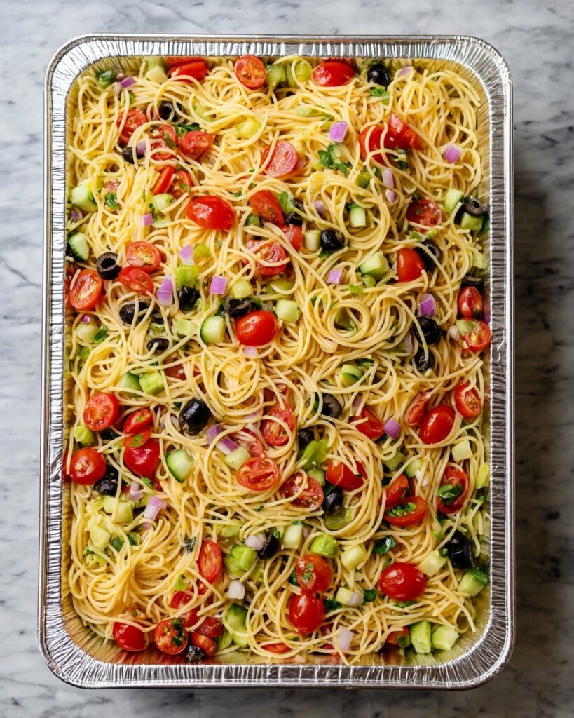 California Spaghetti Salad Recipe
