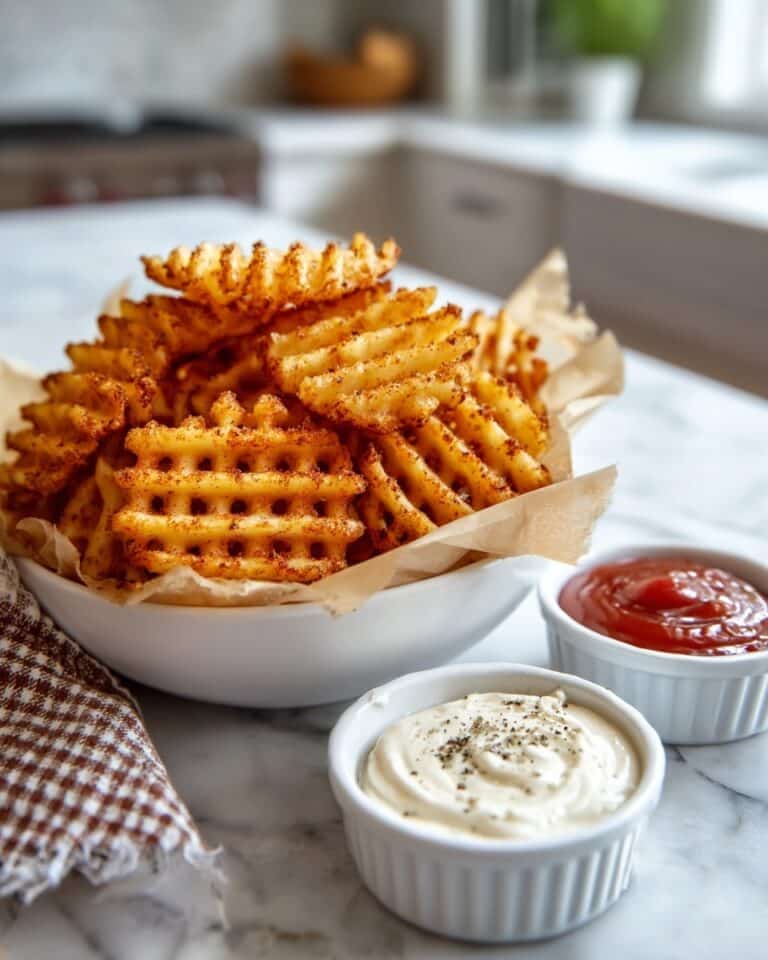 Oven-Baked 3-Ingredient Crispy Potato Waffles Recipe