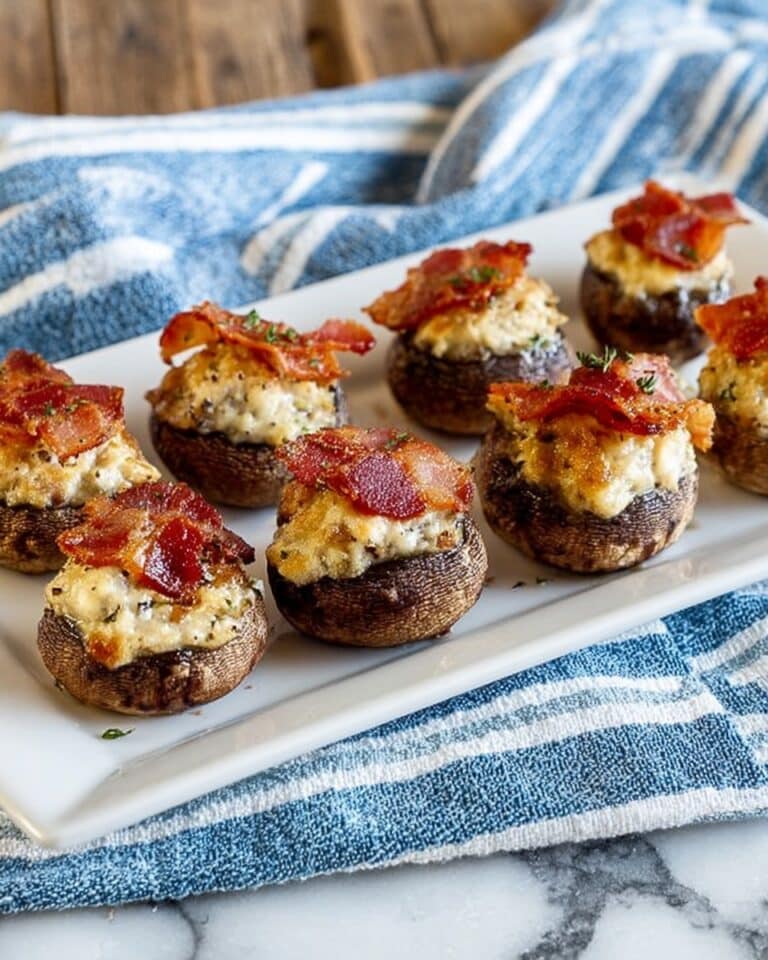 Smoky Stuffed Mushrooms Recipe