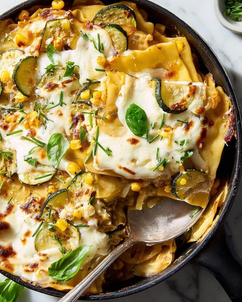 Skillet Summer Squash Lasagna Recipe