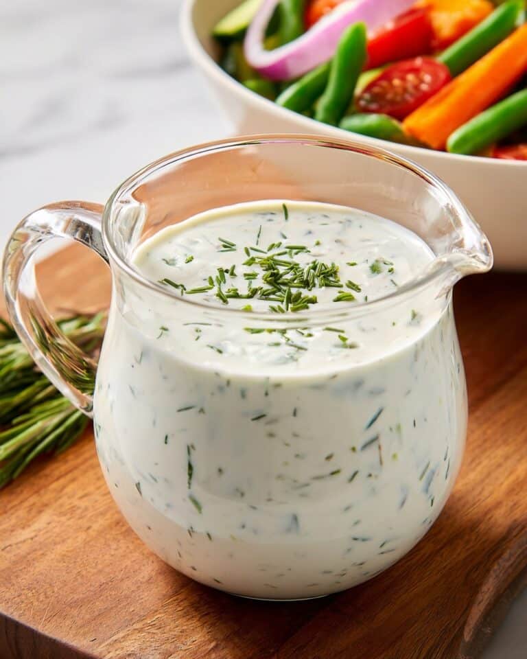 Creamy Homemade Ranch Dressing Recipe