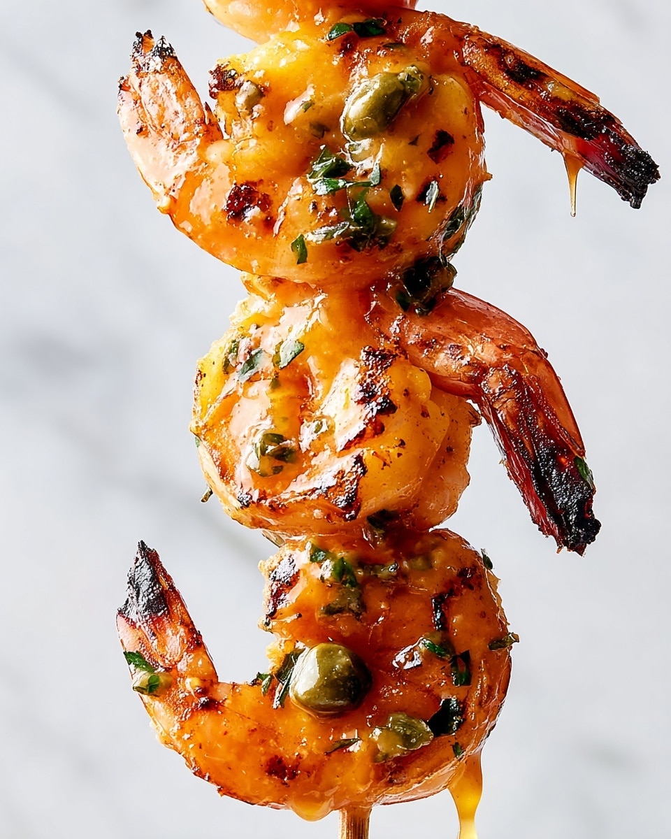 Grilled Shrimp Piccata Skewers Recipe