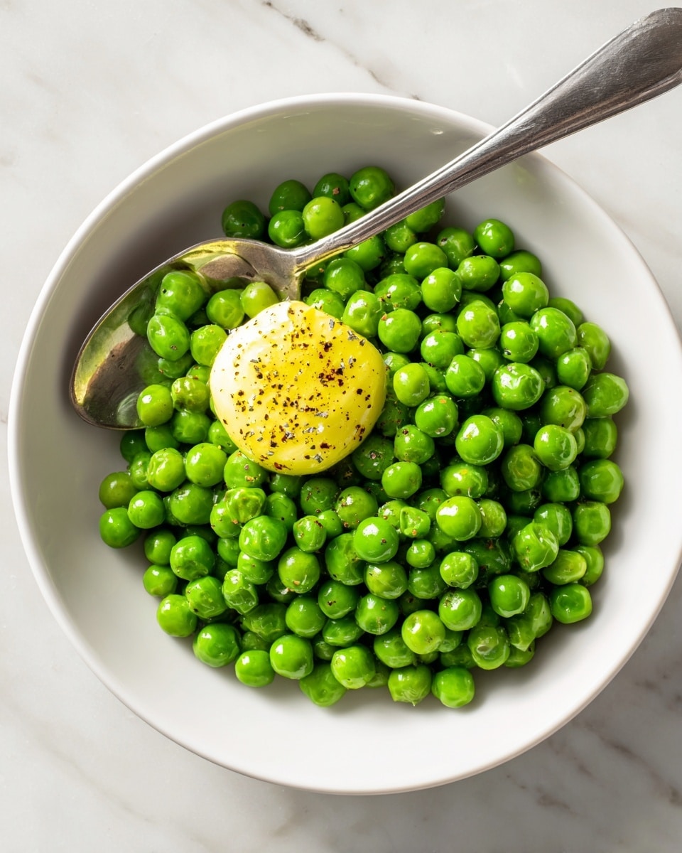 Garlic Buttered Frozen Peas Recipe